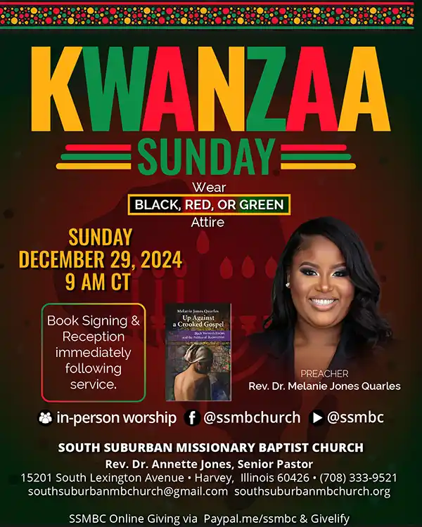 Kwanzaa Sunday at SSMBC